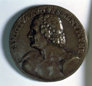 Portretmedaille van Bramante (1444-1514)
